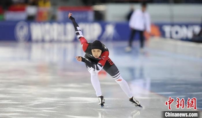 高亭宇在比賽中。圖片來源：黑龍江省體育局。