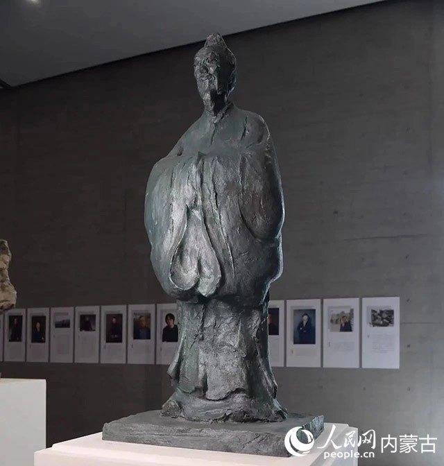 吳為山作品《管子》。實習生 楊光攝