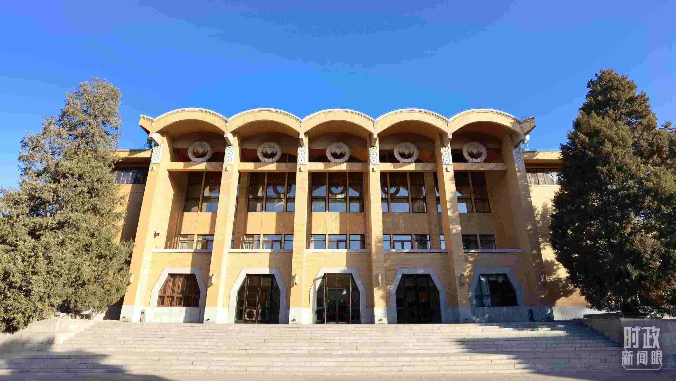 △2023年3月1日，中央黨校建校90周年慶祝大會在這里舉行。（總臺央視記者石丞拍攝）