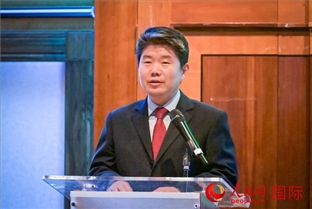 李立言致辭。人民網(wǎng) 郭錦標攝