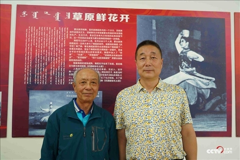 ?。▽O普〔左〕與吳恩〔右〕 央視網(wǎng)記者隋佳桐 攝）