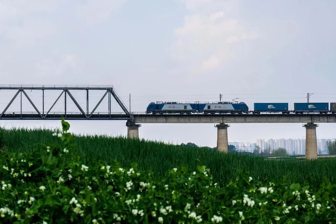 國鐵集團發(fā)布中歐班列全程時刻表成果。國鐵集團供圖