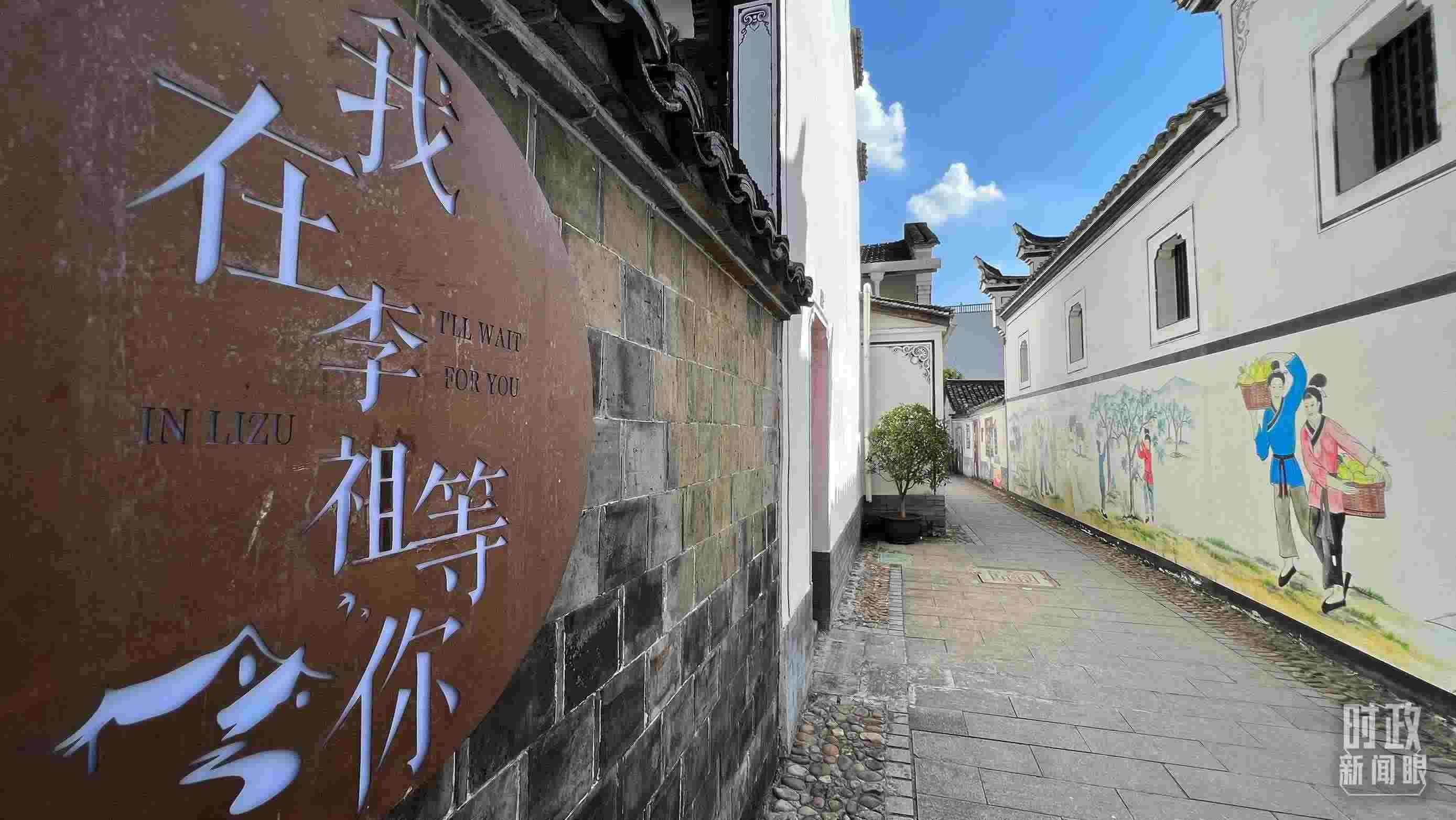 △村內干凈整潔的小巷子。（總臺央視記者李煒拍攝）