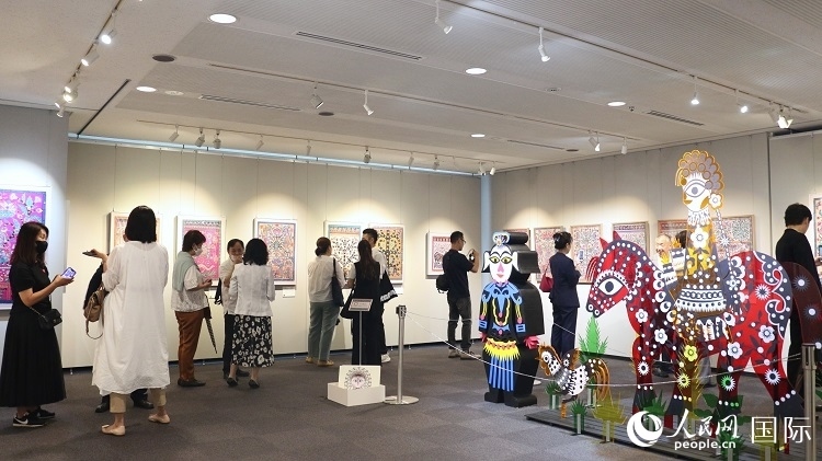 到場民眾觀看展覽。人民網(wǎng) 許可攝