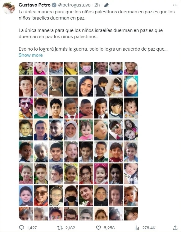 巴以爆發(fā)新沖突后，他再指西方“雙標(biāo)”