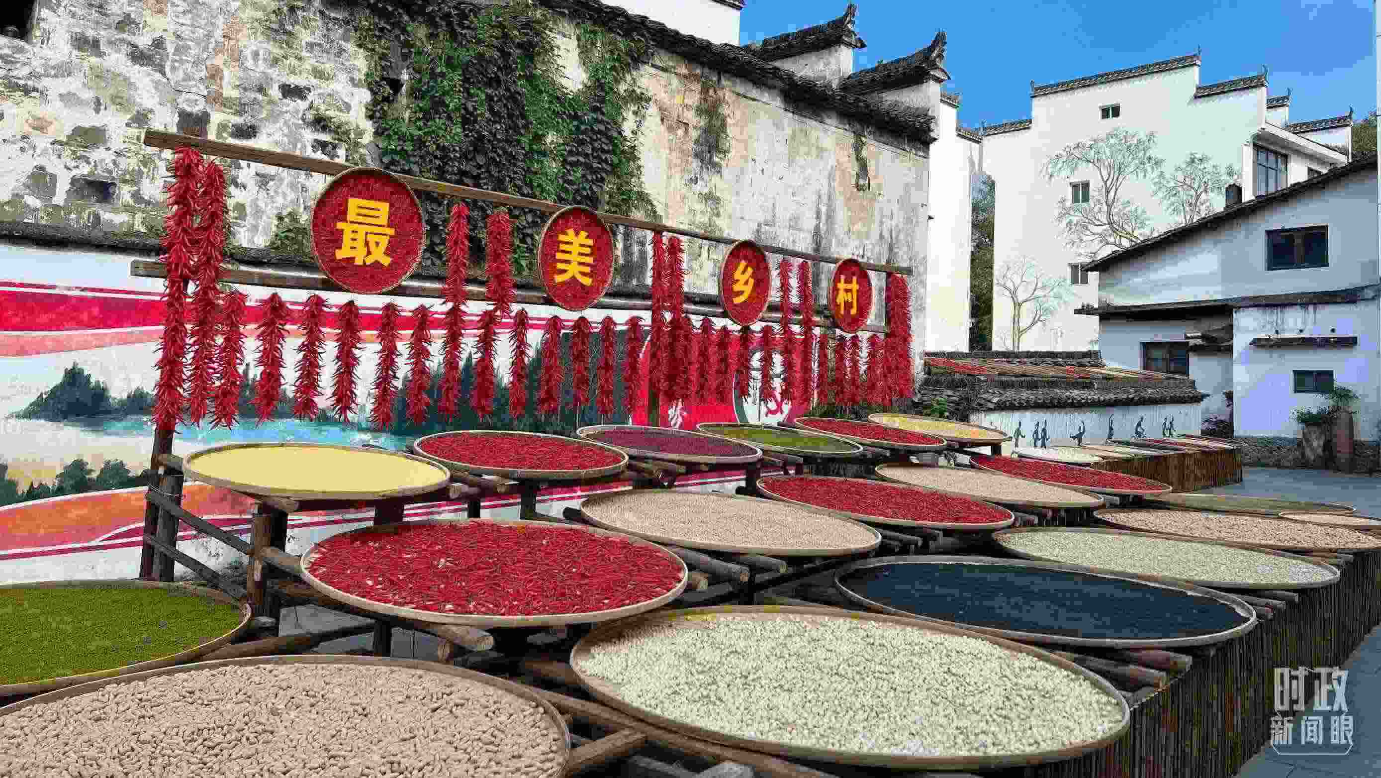 △婺源縣秋口鎮(zhèn)王村石門自然村。（總臺央視記者程鋮拍攝）