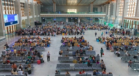 大量旅客乘坐中老鐵路出行。主辦方供圖