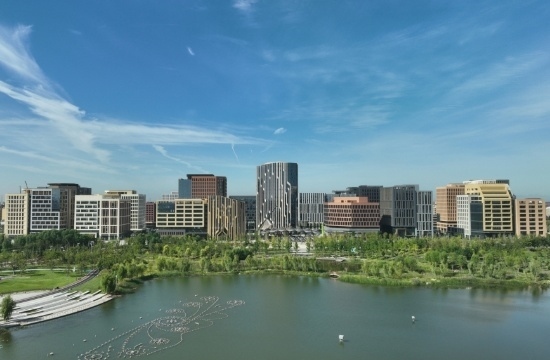 雄安新區(qū)容東片區(qū)。人民網(wǎng)記者 李兆民攝