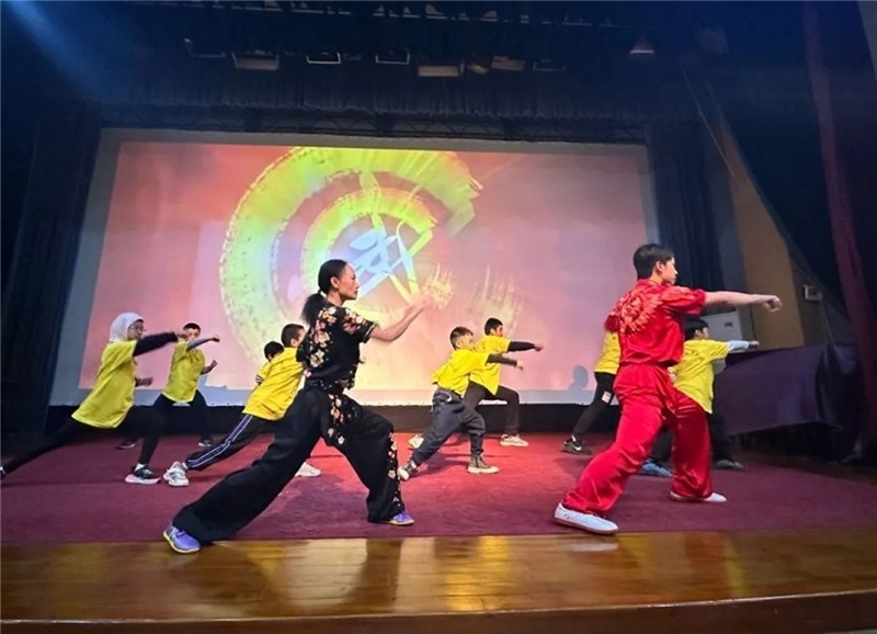 圖為2023“中華文化大樂(lè)園—埃及開(kāi)羅營(yíng)”閉幕式活動(dòng)現(xiàn)場(chǎng)。主辦方供圖