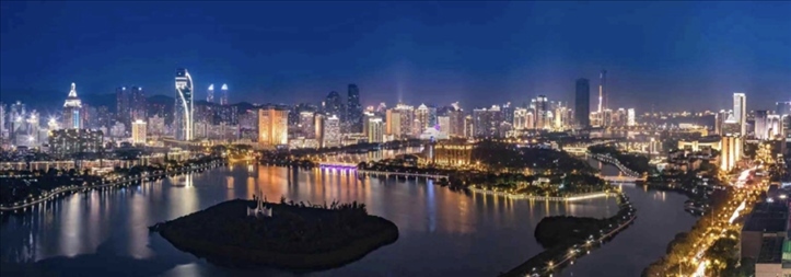 筼筜夜色。（圖源：人民日報）