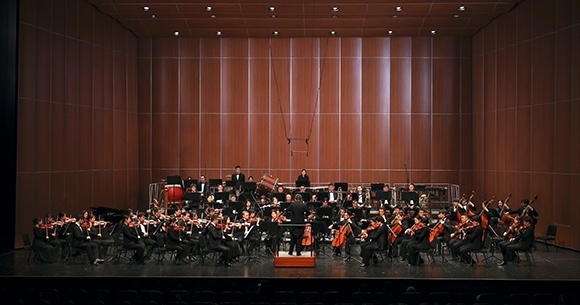 音樂會(huì)現(xiàn)場(chǎng)。學(xué)校供圖