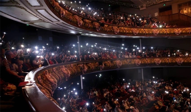 2024年“四海同春”慰僑訪演團亞太團新西蘭惠靈頓演出現(xiàn)場。圖片由陸欣讌、孟韜、葉勇提供