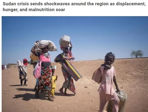 糧食危機(jī)、營(yíng)養(yǎng)不良、霍亂 蘇丹人道主義危機(jī)嚴(yán)重
