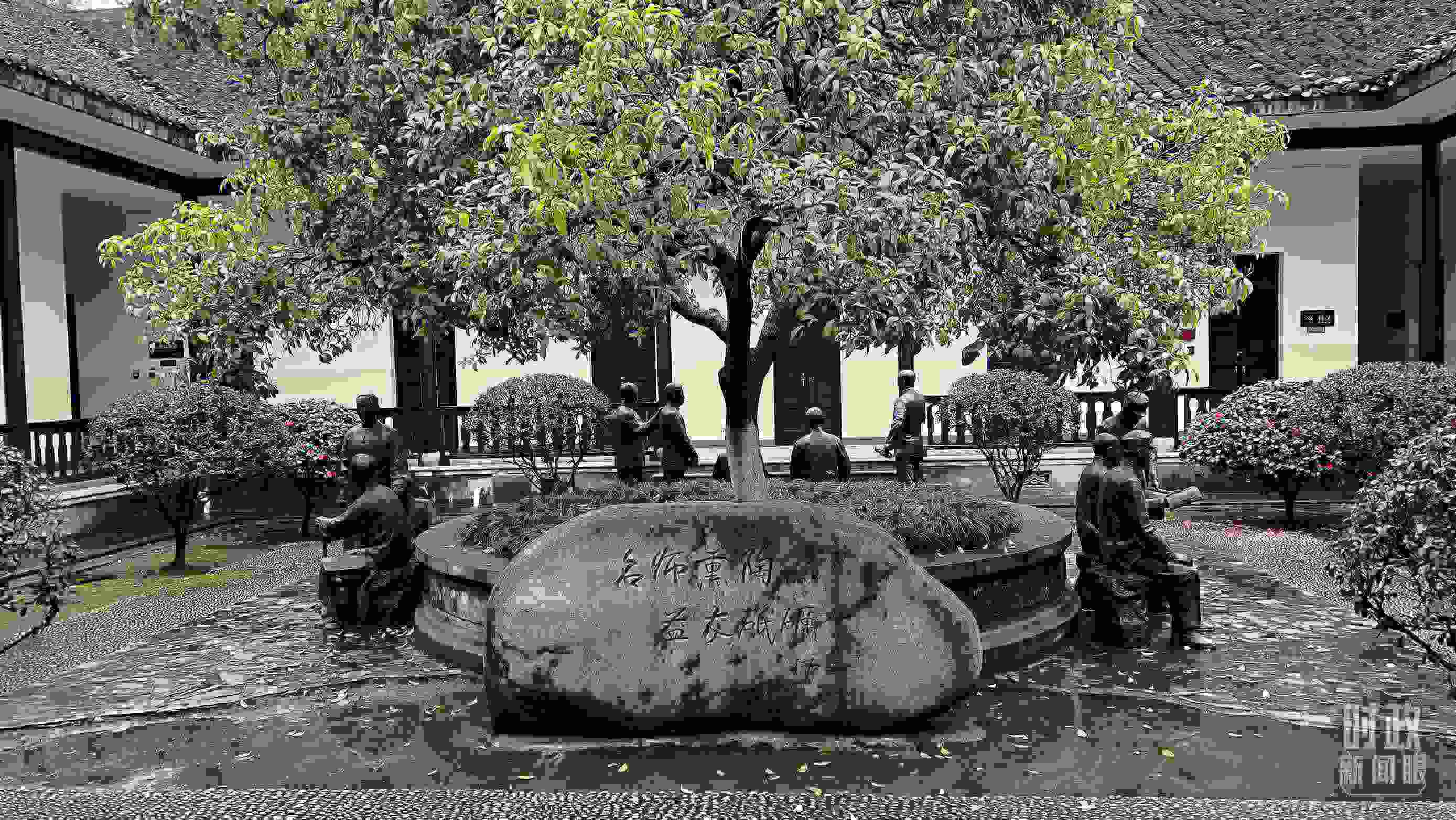 △湖南第一師范學(xué)院（城南書院校區(qū)）。（總臺(tái)央視記者覃思拍攝）