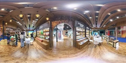 △消博會(huì)主賓國愛爾蘭國家館展區(qū)一角