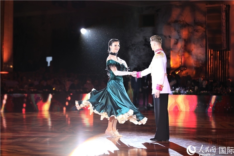 第五屆“克里姆林宮杯”國標舞錦標賽現場。于子恒攝