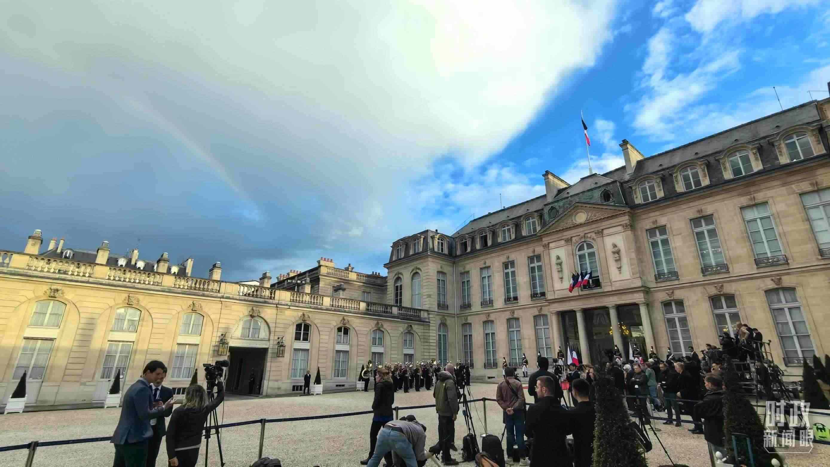 △愛(ài)麗舍宮。（總臺(tái)央視記者馬超拍攝）