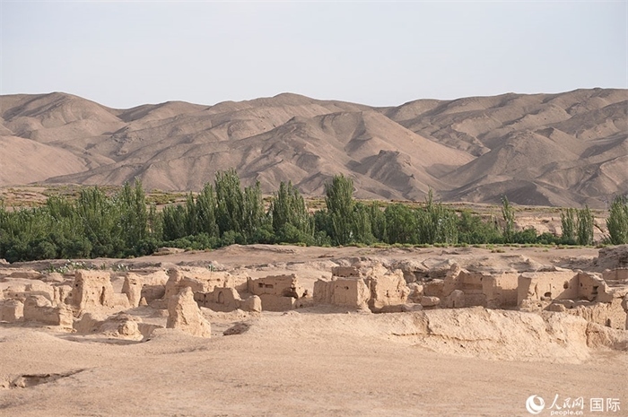 交河故城。人民網(wǎng)記者 張麗婭攝