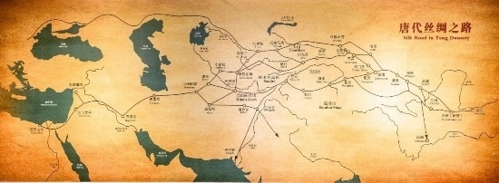 唐代絲綢之路，經(jīng)過新疆眾多地區(qū)。（圖片來源：視覺中國）