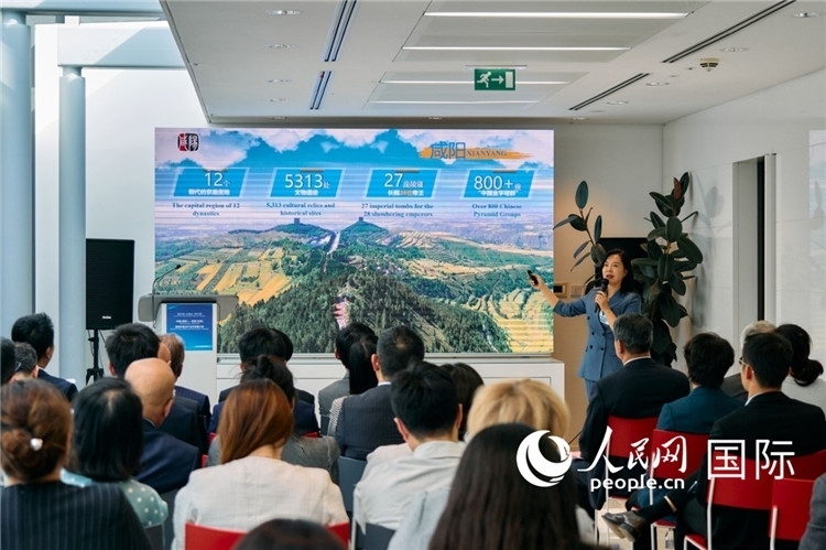 咸陽(yáng)市招商局局長(zhǎng)王苗致辭。