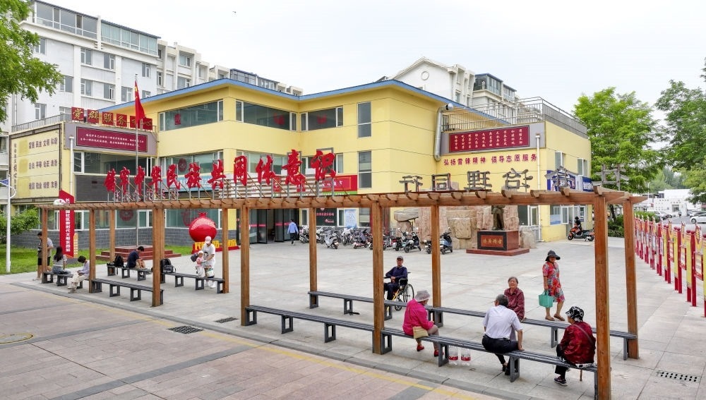 6月20日拍攝的長城花園社區(qū)一角（無人機(jī)照片）。