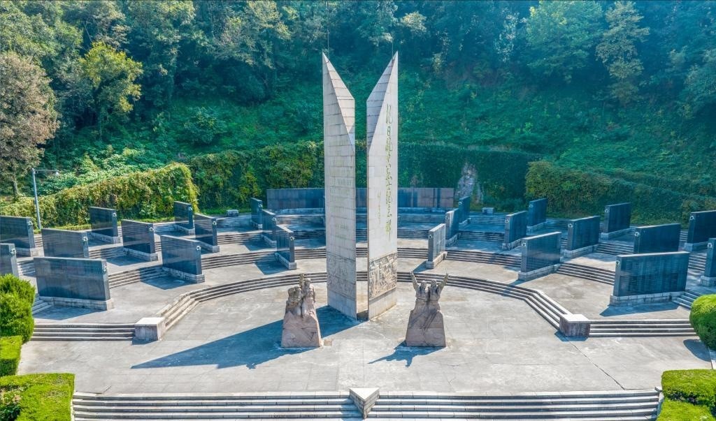 抗日航空英烈紀念碑廣場。（受訪單位供圖）