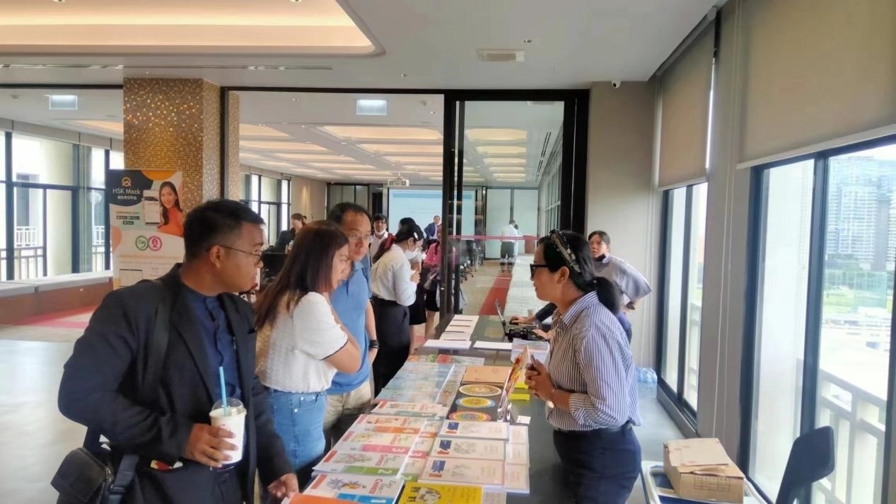 泰國中文教育精英教師高端培訓(xùn)活動現(xiàn)場。泰國朱拉隆功大學(xué)孔子學(xué)院供圖