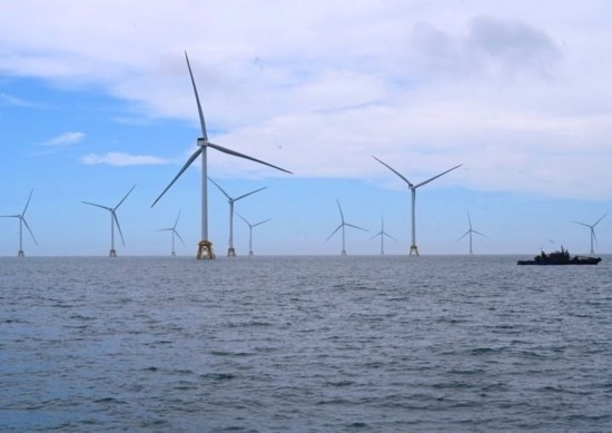 2024年6月19日拍攝的三峽集團(tuán)漳浦二期海上風(fēng)電項(xiàng)目。新華社記者 林善傳 攝
