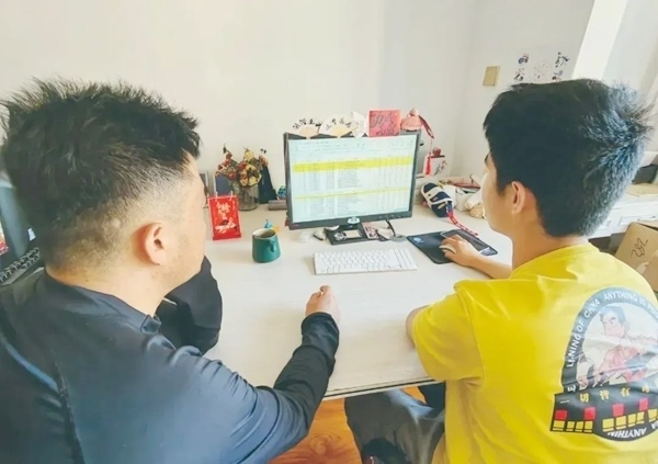 一起上課的畫(huà)面。北京航空航天大學(xué)供圖