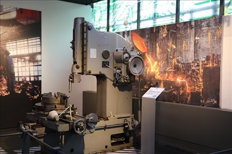 天水工業(yè)博物館內(nèi)景。新華社記者 馬莎 攝