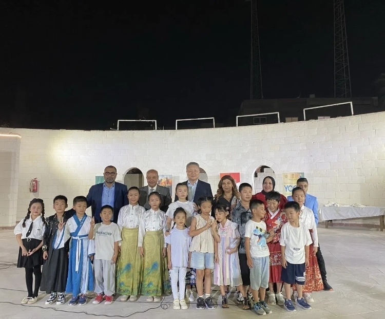 活動現(xiàn)場合影。開羅中國文化中心供圖