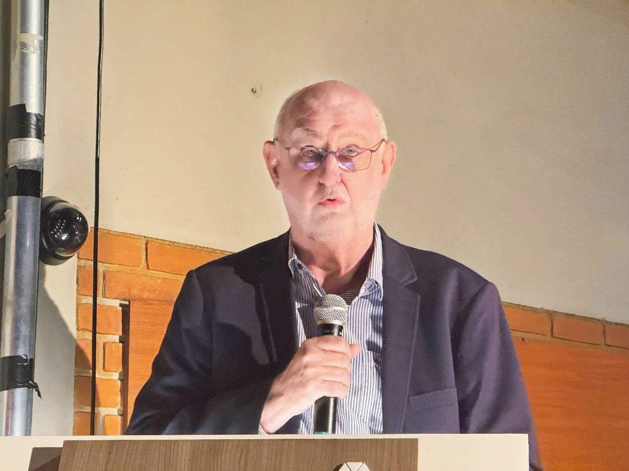 圣保羅州立大學(xué)孔子學(xué)院巴方院長(zhǎng)保利諾在活動(dòng)中致辭。圣保羅州立大學(xué)孔子學(xué)院供圖