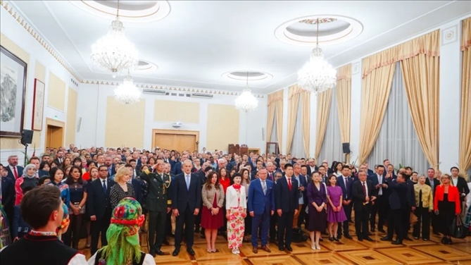 招待會現(xiàn)場。中國駐波蘭大使館供圖