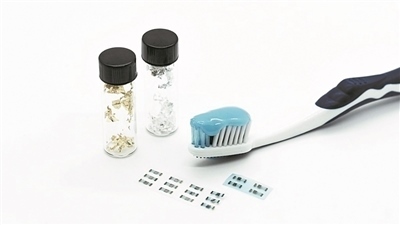  一種基于酞菁銅的晶體管研發(fā)成功。圖片來源：美國趣味工程網(wǎng)站