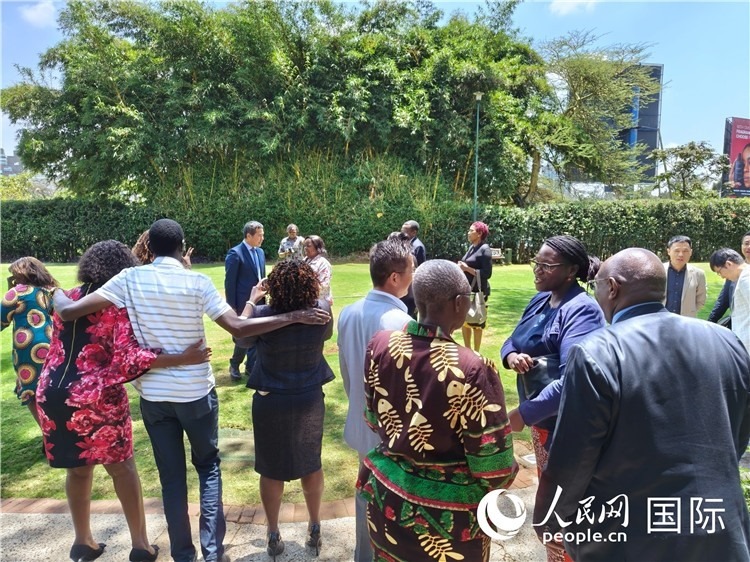 與會嘉賓在交流。陳哲攝