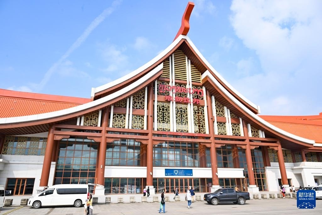 這是10月12日在老撾拍攝的瑯勃拉邦車站。新華社記者 程一恒 攝