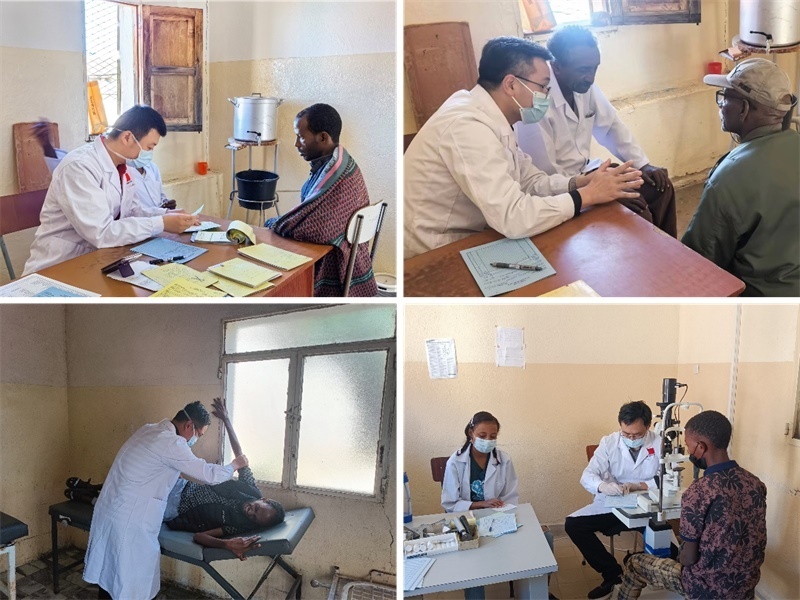 中國(guó)第17批援厄立特里亞醫(yī)療隊(duì)在科倫醫(yī)院開(kāi)展巡診活動(dòng)。中國(guó)第17批援厄立特里亞醫(yī)療隊(duì)供圖