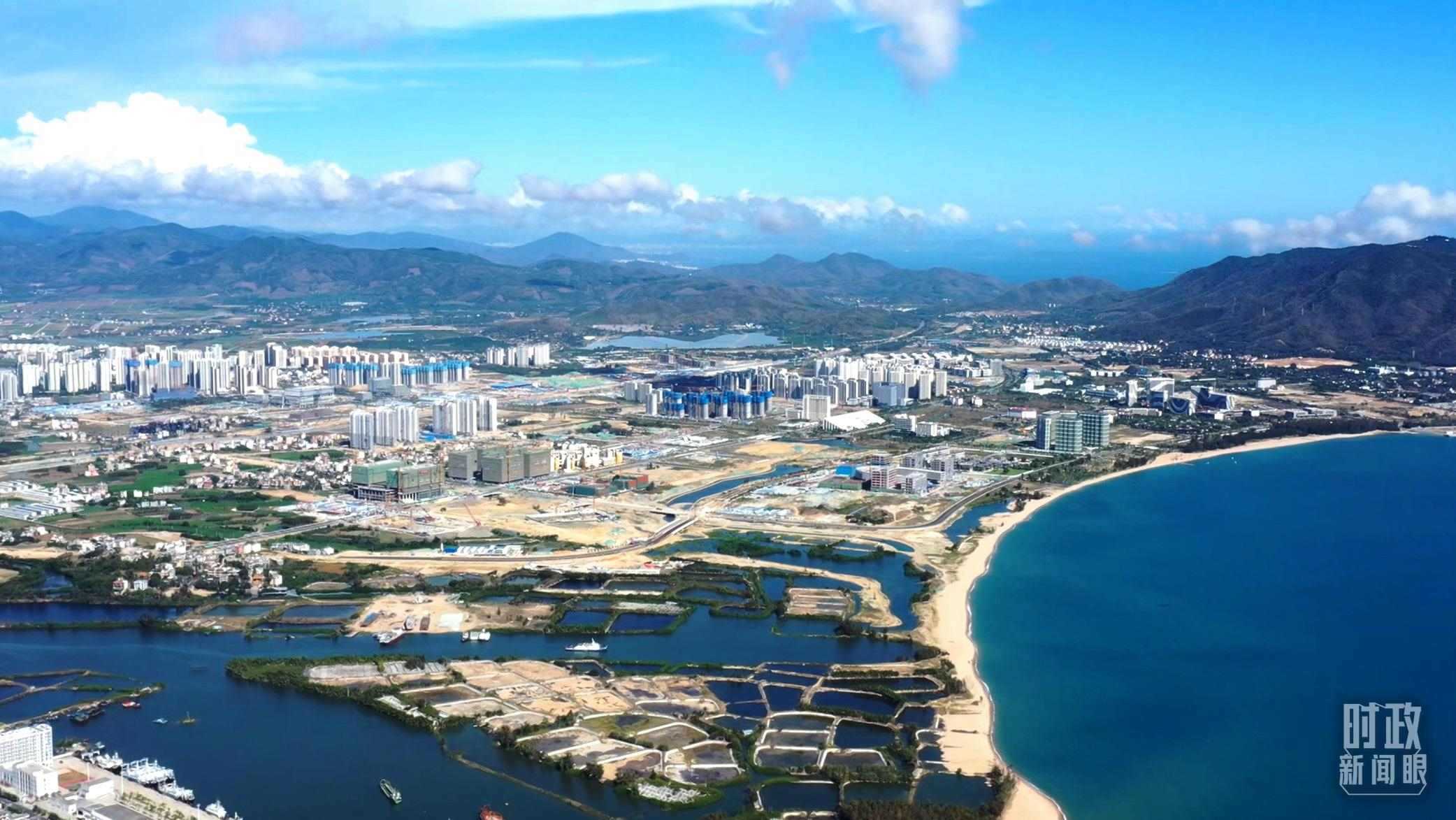 海南崖州灣科技城。（總臺記者張偉克拍攝）