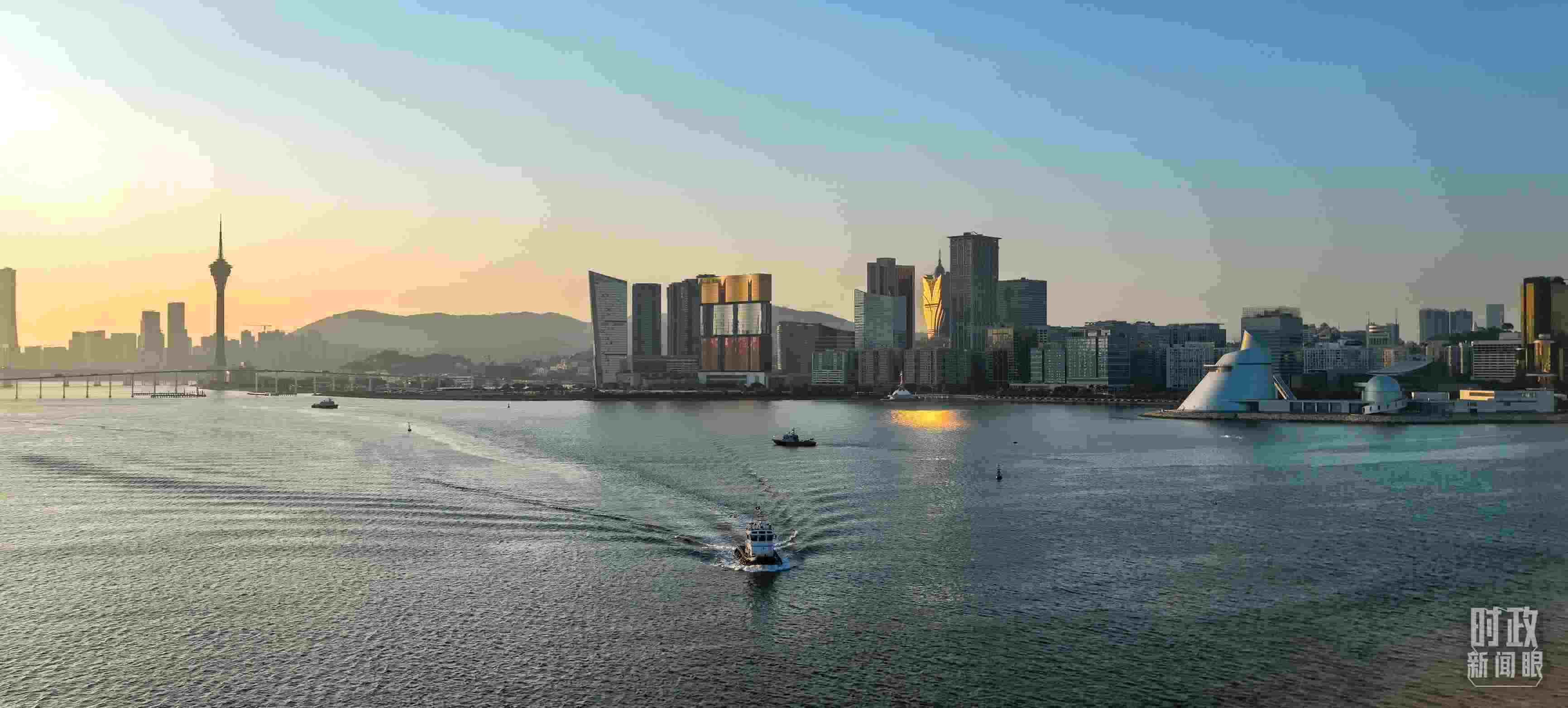 △澳門風(fēng)光。（總臺(tái)央視記者王子杭拍攝）