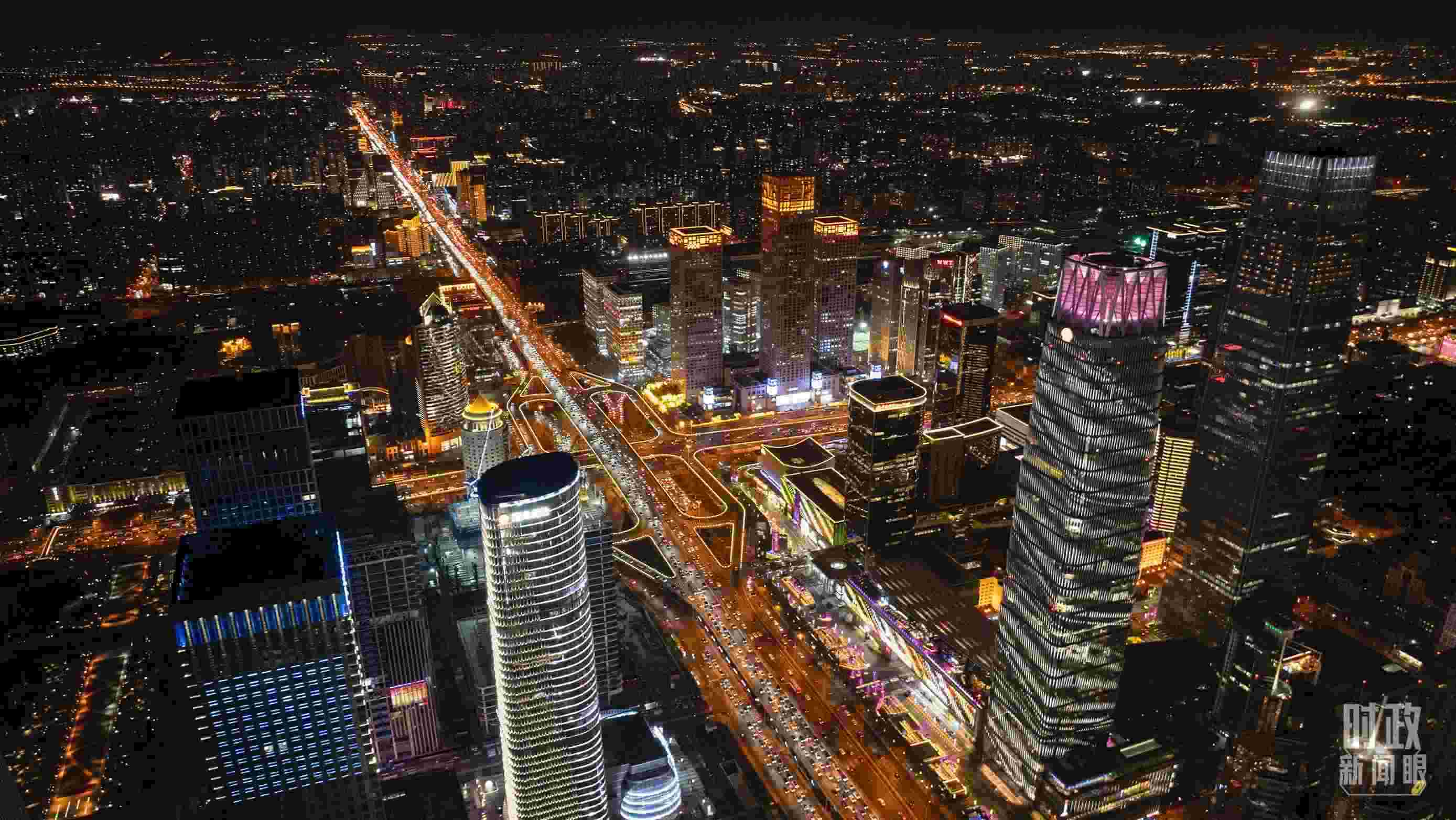 △北京CBD（中央商務區(qū)）。（總臺記者郭增浩拍攝）