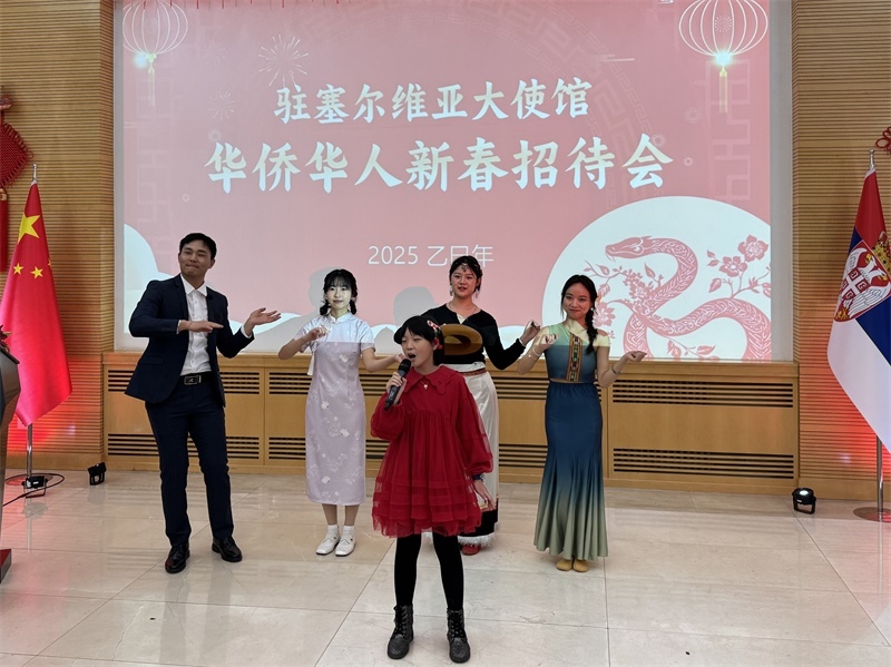 招待會(huì)現(xiàn)場(chǎng)表演。諾維薩德孔子學(xué)院供圖