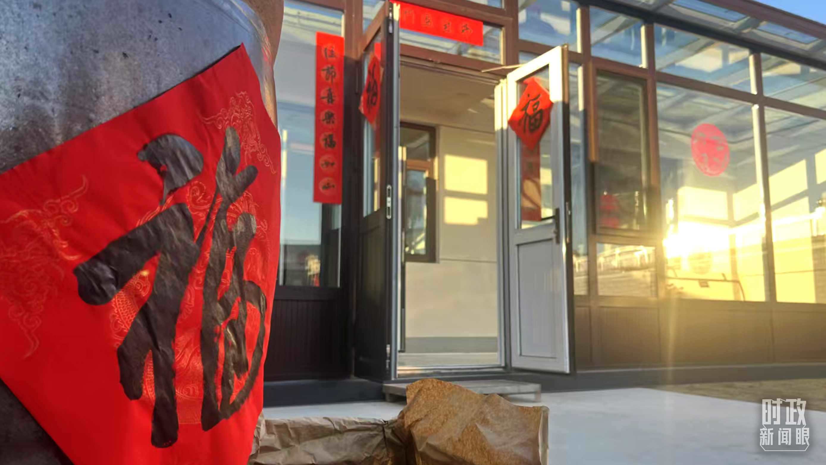 祝家溝村新居。（總臺央視記者李煒拍攝）