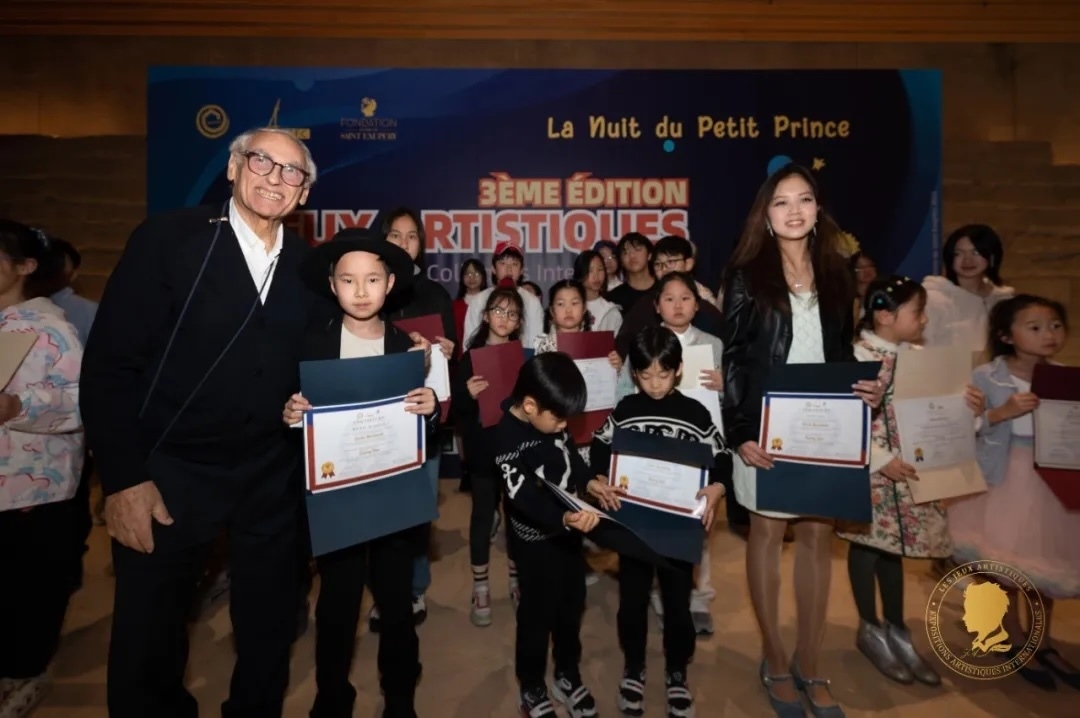 第三屆國際藝術聯(lián)創(chuàng)聯(lián)展盛大開幕。法中交流促進會供圖