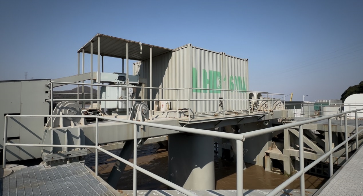 LHD潮流能發(fā)電站。人民網(wǎng)記者 王紹紹攝