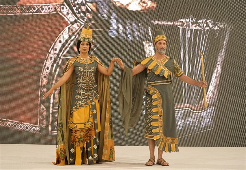 伊拉克時尚館舉辦的時裝展。伊拉克時尚館供圖