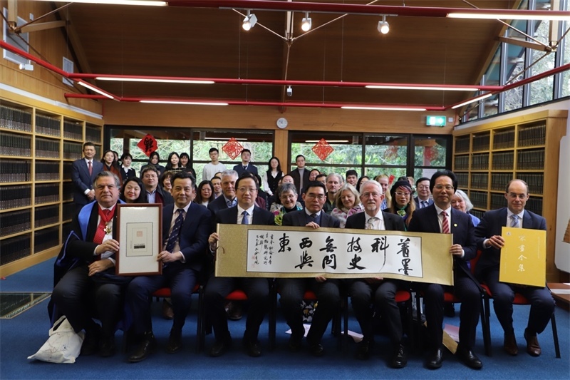 《宋畫(huà)全集》亮相劍橋大學(xué)李約瑟研究所。主辦方供圖