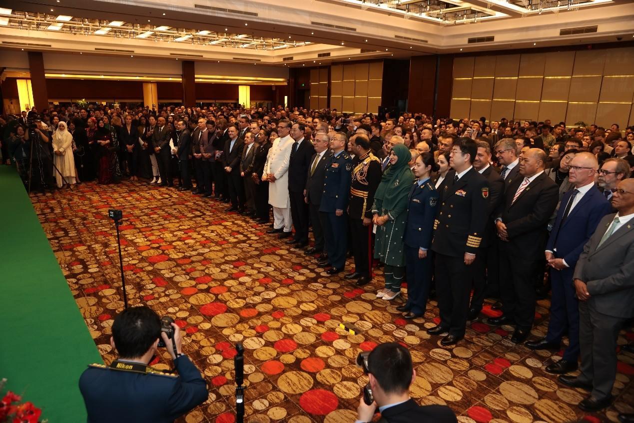 招待會現(xiàn)場。巴基斯坦駐華大使館供圖