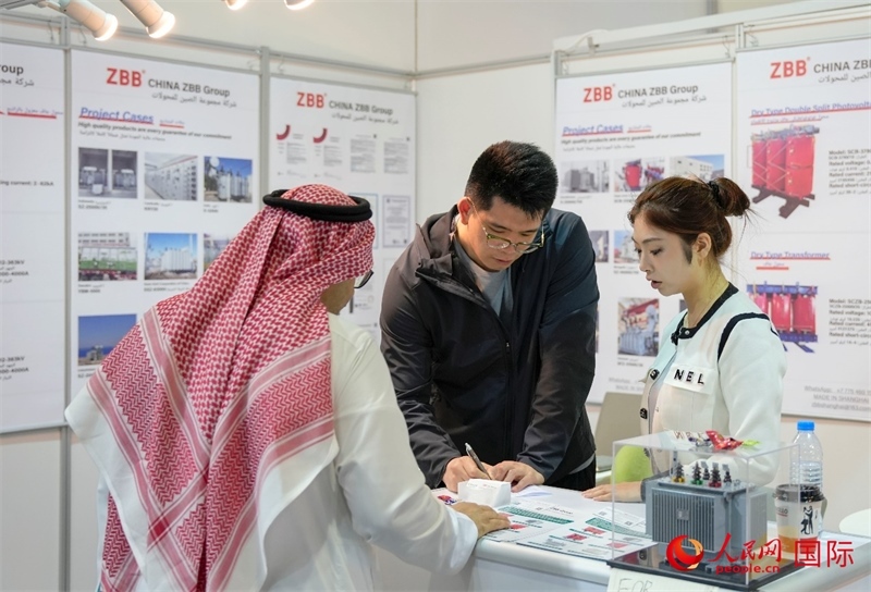 展會現(xiàn)場。人民網(wǎng) 塔里克·易卜拉欣攝