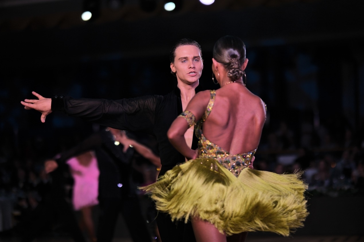 第七屆“克里姆林宮杯”國標舞錦標賽現(xiàn)場。于子恒攝