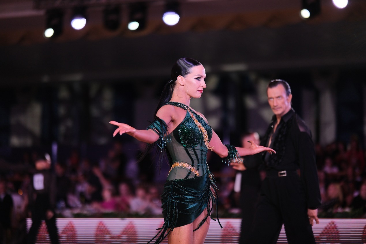 第七屆“克里姆林宮杯”國標舞錦標賽現(xiàn)場。于子恒攝